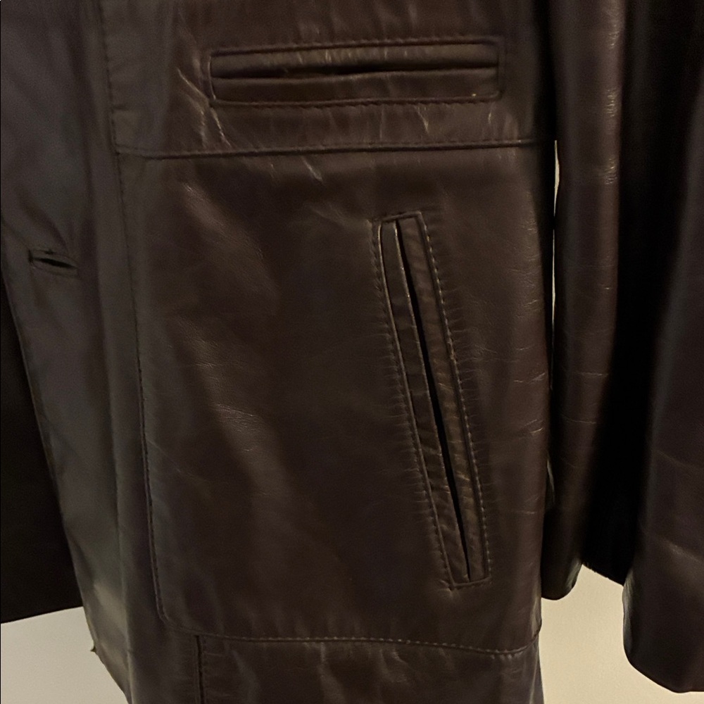 Wilsons Leather Dark Brown Men’s Jacket - Picture 6 of 15